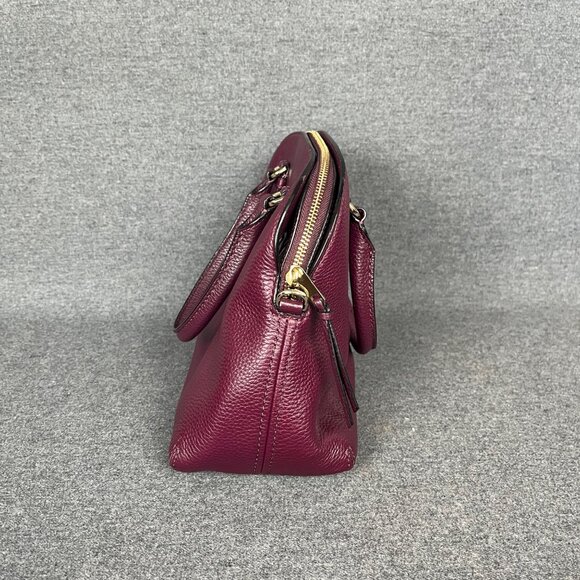 Kate Spade New York Brighton Park Small Felix Leather Wine MISSING CROSSBODY - Picture 7 of 11